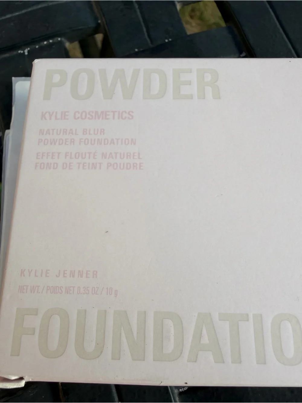 Kylie Cosmetics Natural Blur Powder Foundation 7W Warm | New in Box